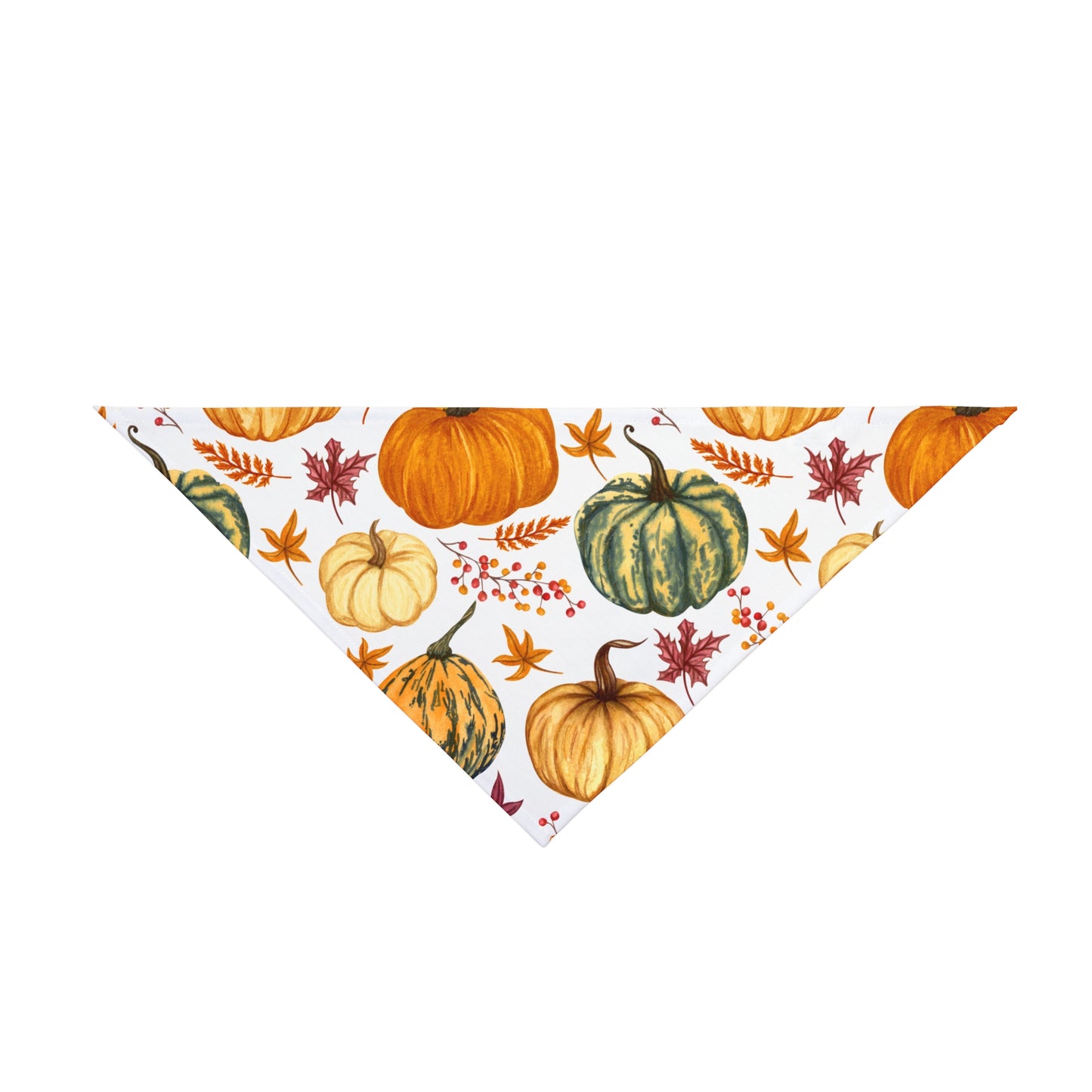 Pet Bandana - (Yellow and Green Pumpkins)