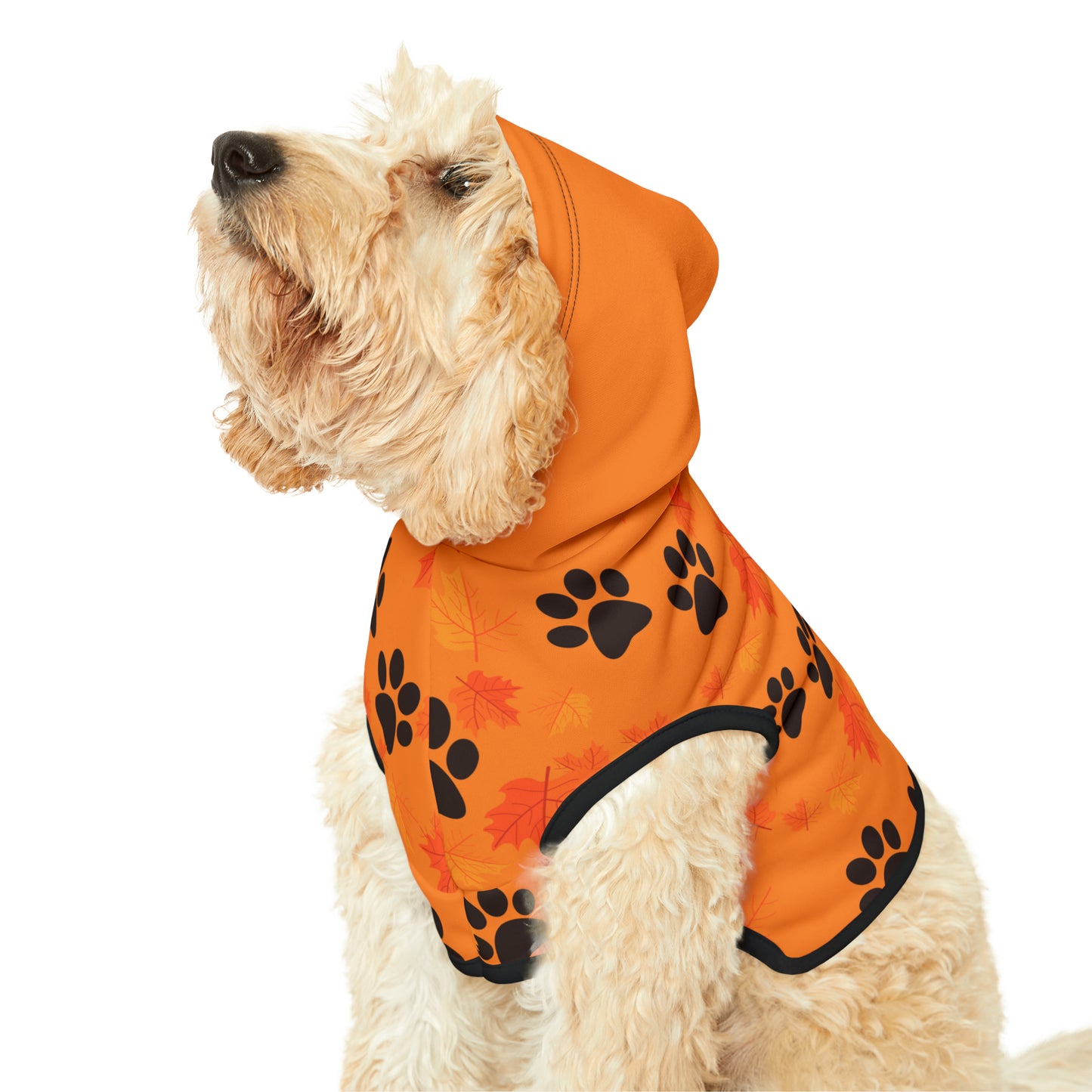 Dog Hoodie - Fall Collection (Light Orange - With Light Orange Hood)