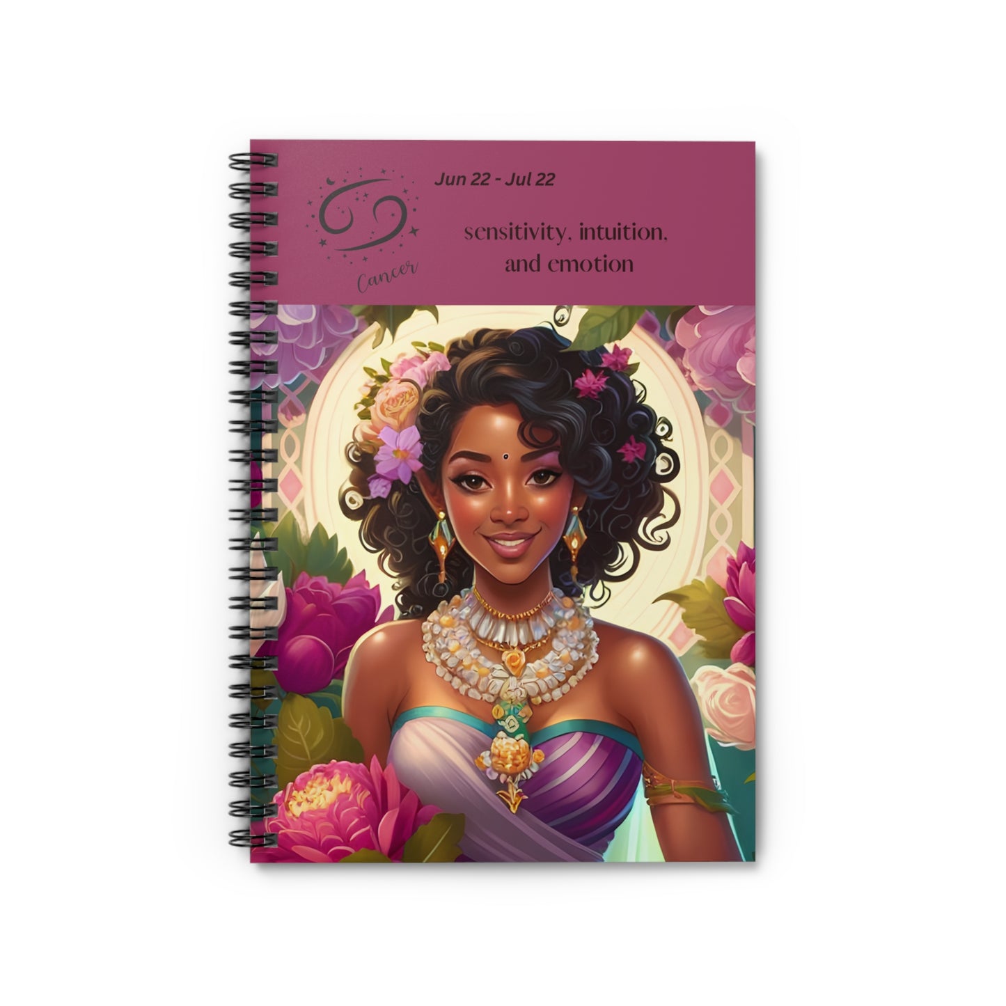 Astrology Collection (Cancer) - Middle Eastern and Indian Culture Journal - Ruled Line
