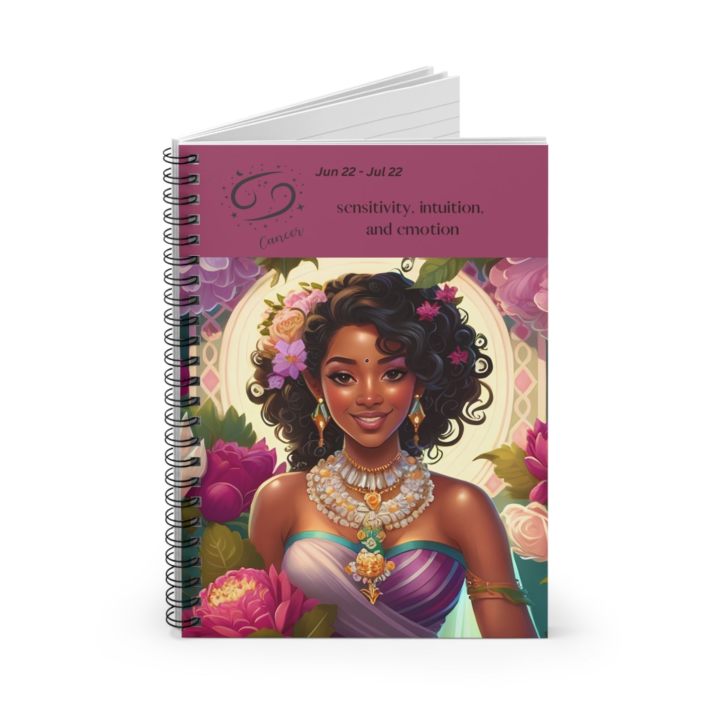 Astrology Collection (Cancer) - Middle Eastern and Indian Culture Journal - Ruled Line
