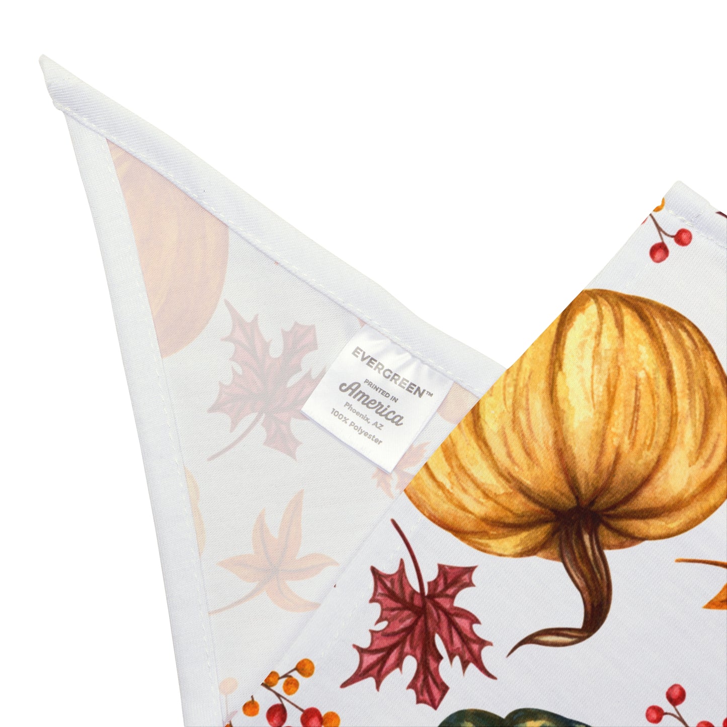 Pet Bandana - (Yellow and Green Pumpkins)