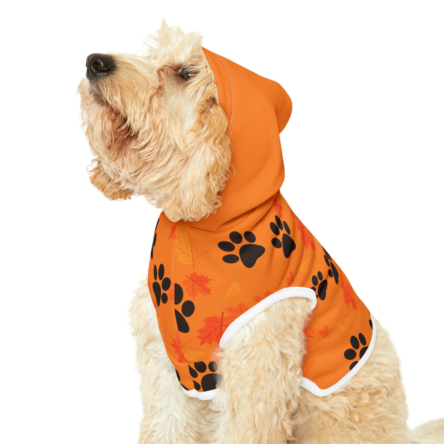 Dog Hoodie - Fall Collection (Light Orange - With Light Orange Hood)