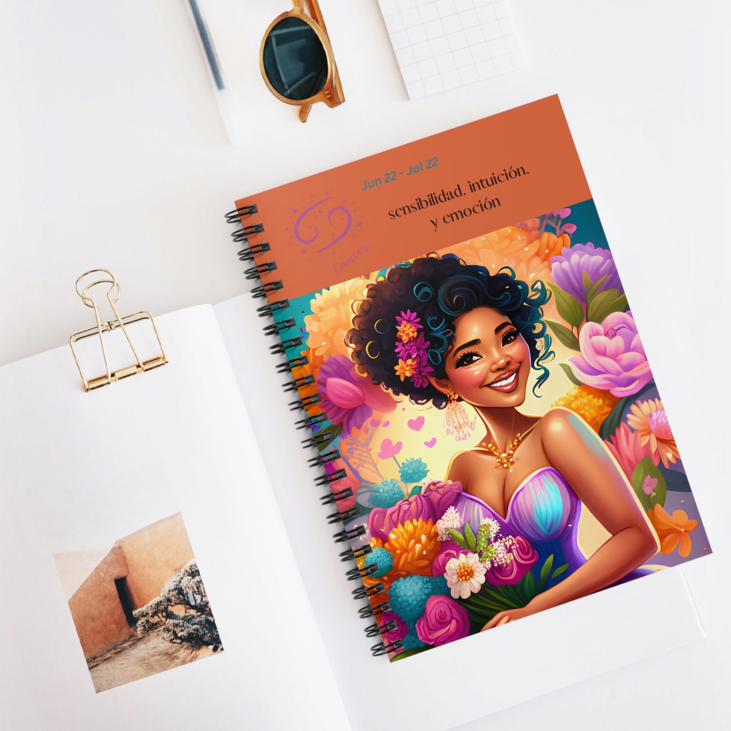 Astrology Collection (Cancer) - Latina Culture Journal - Ruled Line