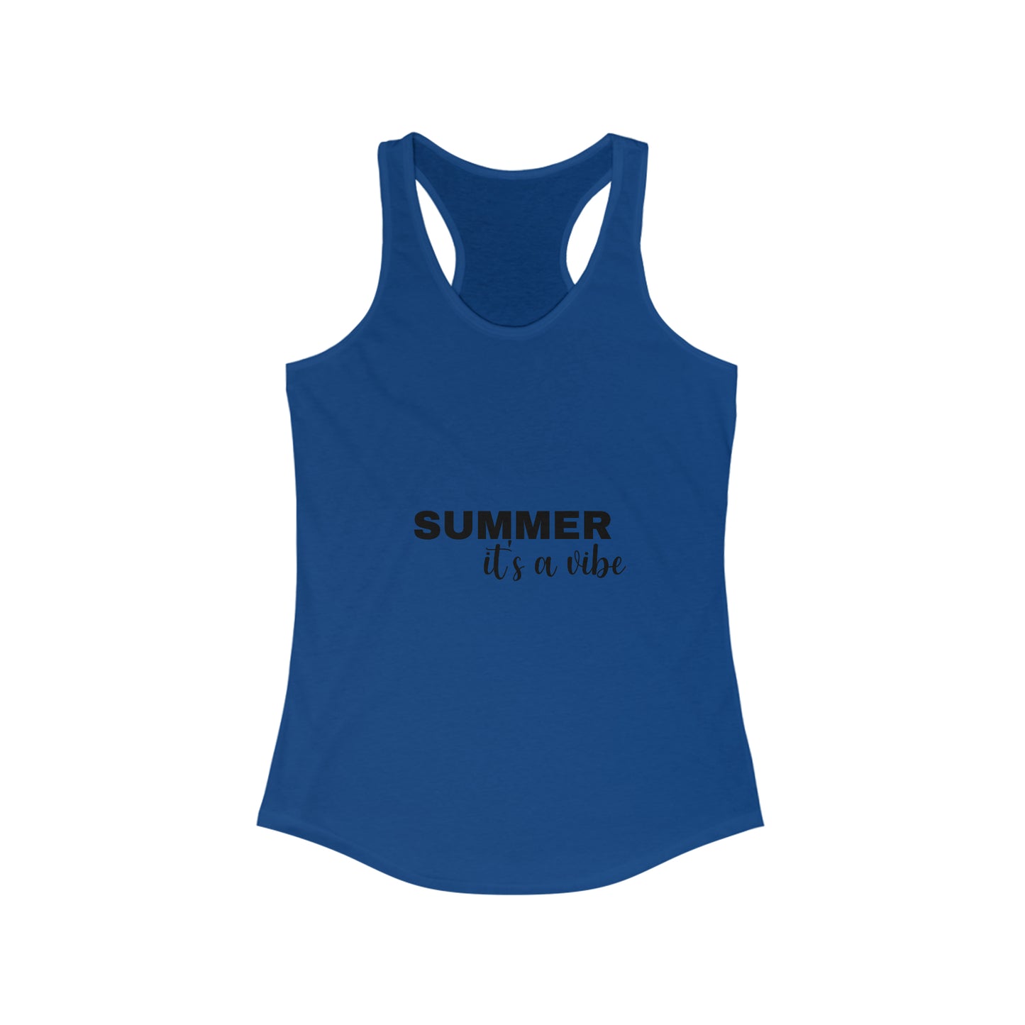 Summer It's A Vibe Women's Ideal Racerback Tank