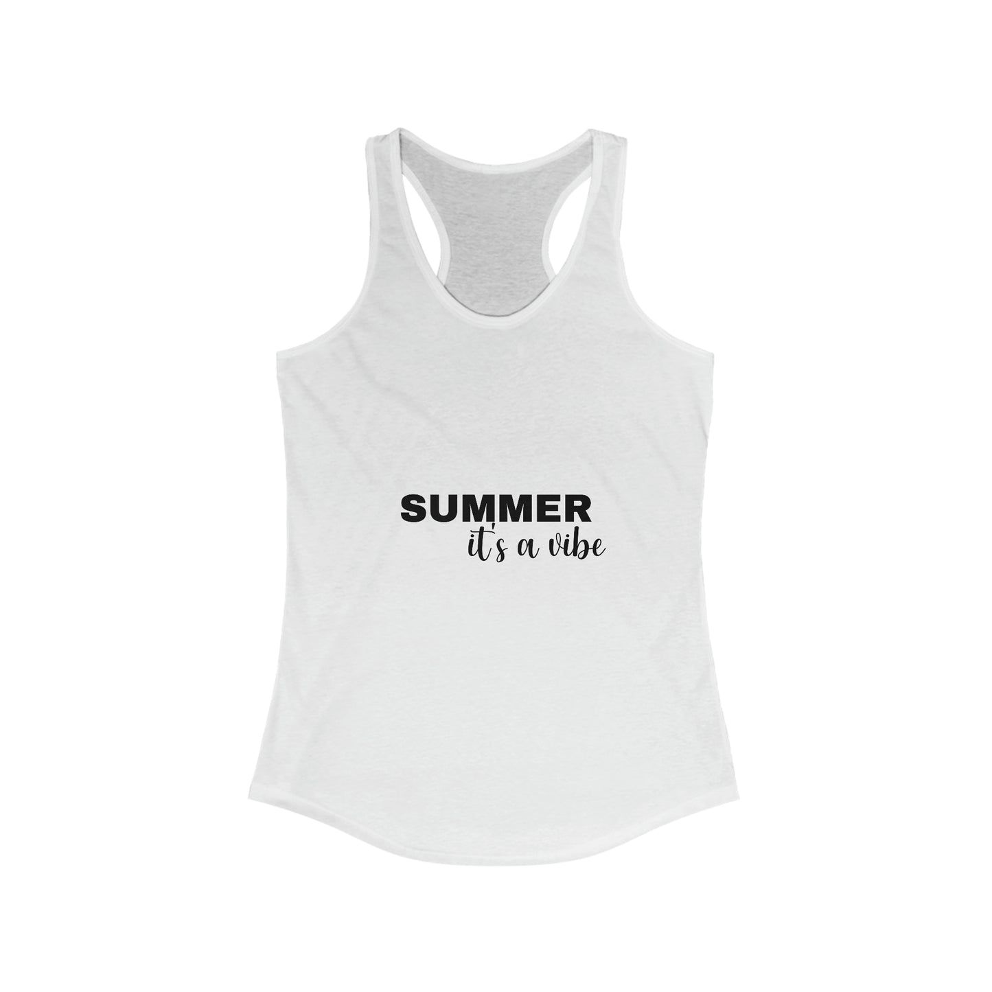 Summer It's A Vibe Women's Ideal Racerback Tank