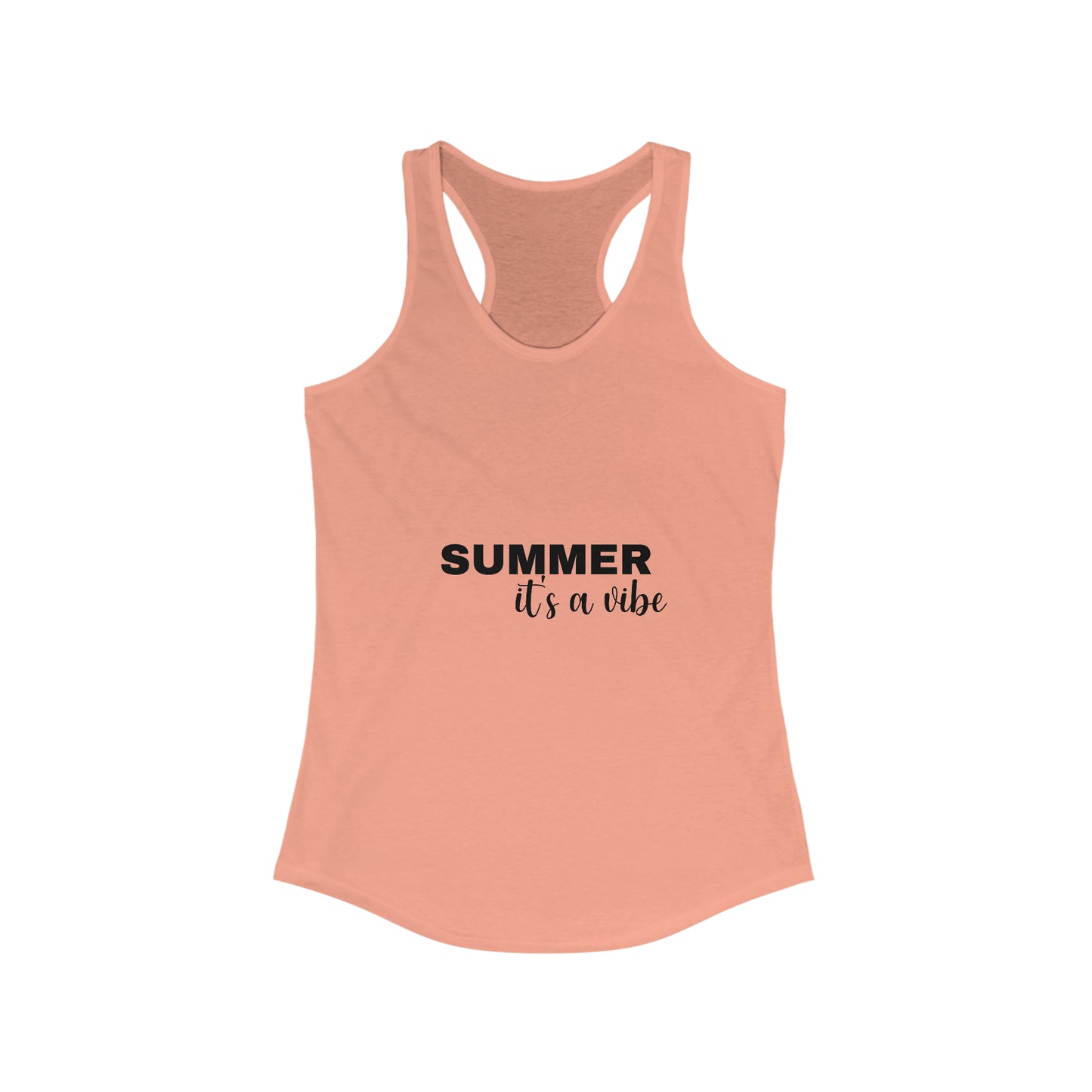 Summer It's A Vibe Women's Ideal Racerback Tank