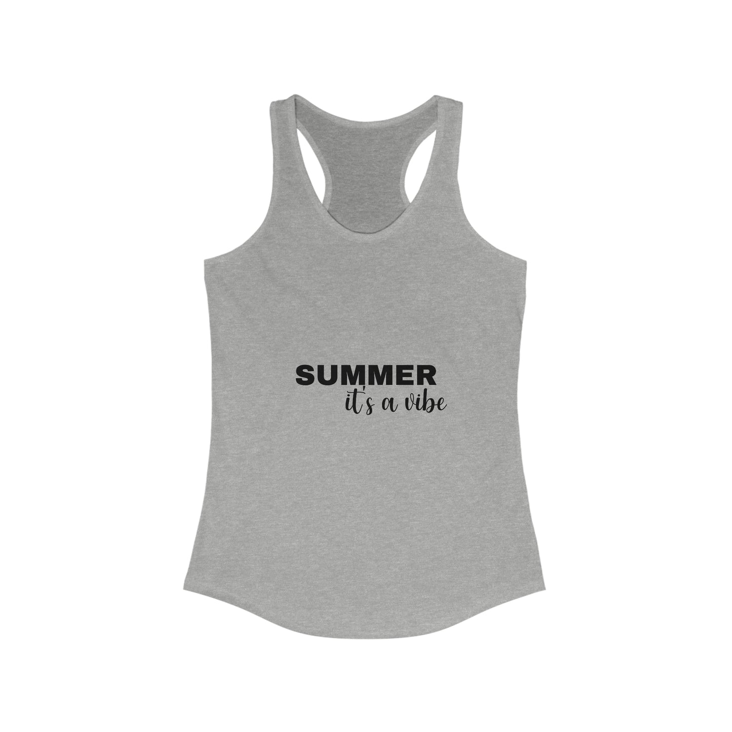 Summer It's A Vibe Women's Ideal Racerback Tank