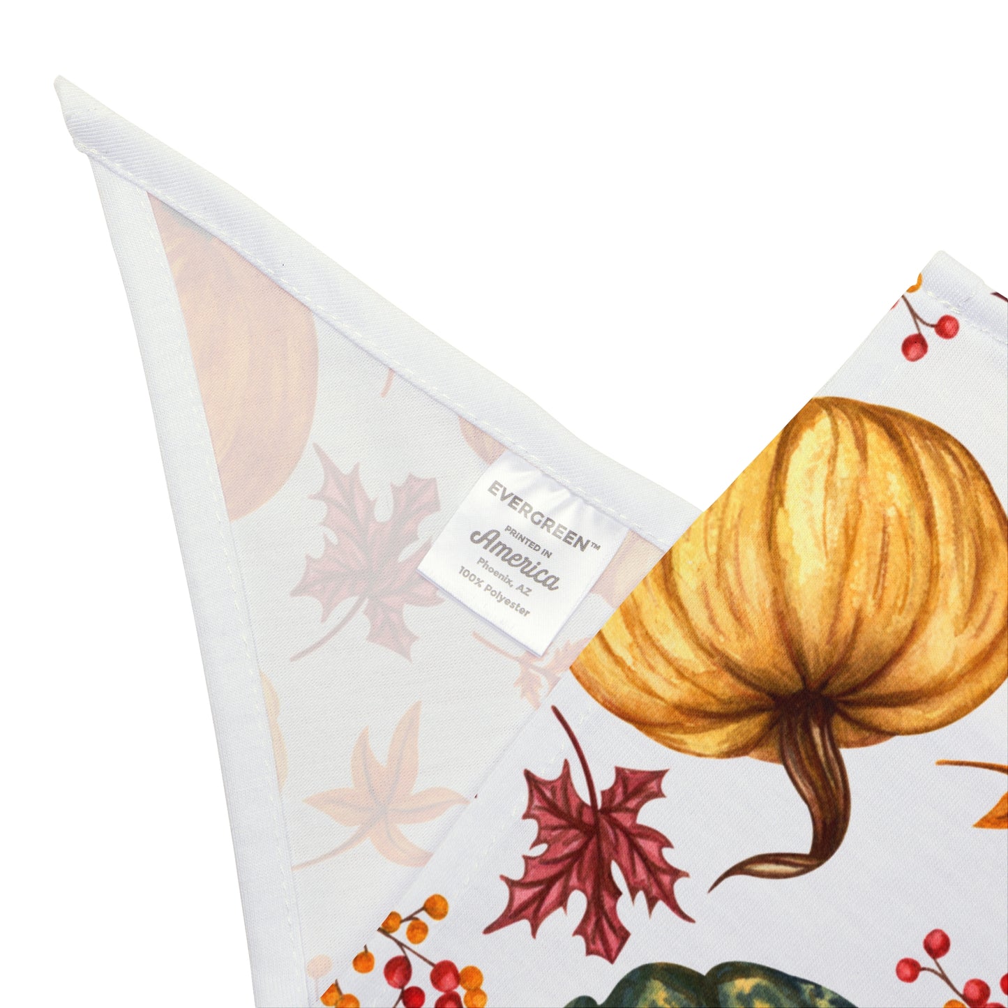 Pet Bandana - (Yellow and Green Pumpkins)