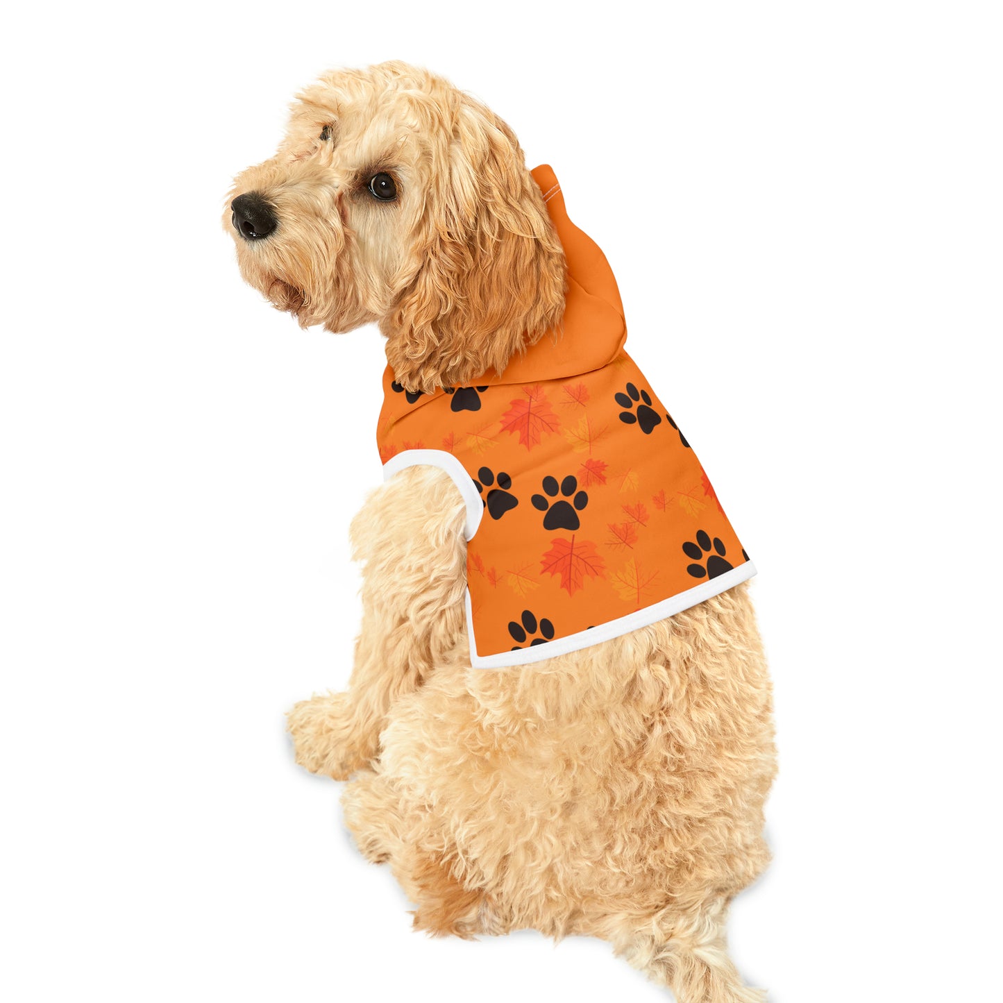 Dog Hoodie - Fall Collection (Light Orange - With Light Orange Hood)