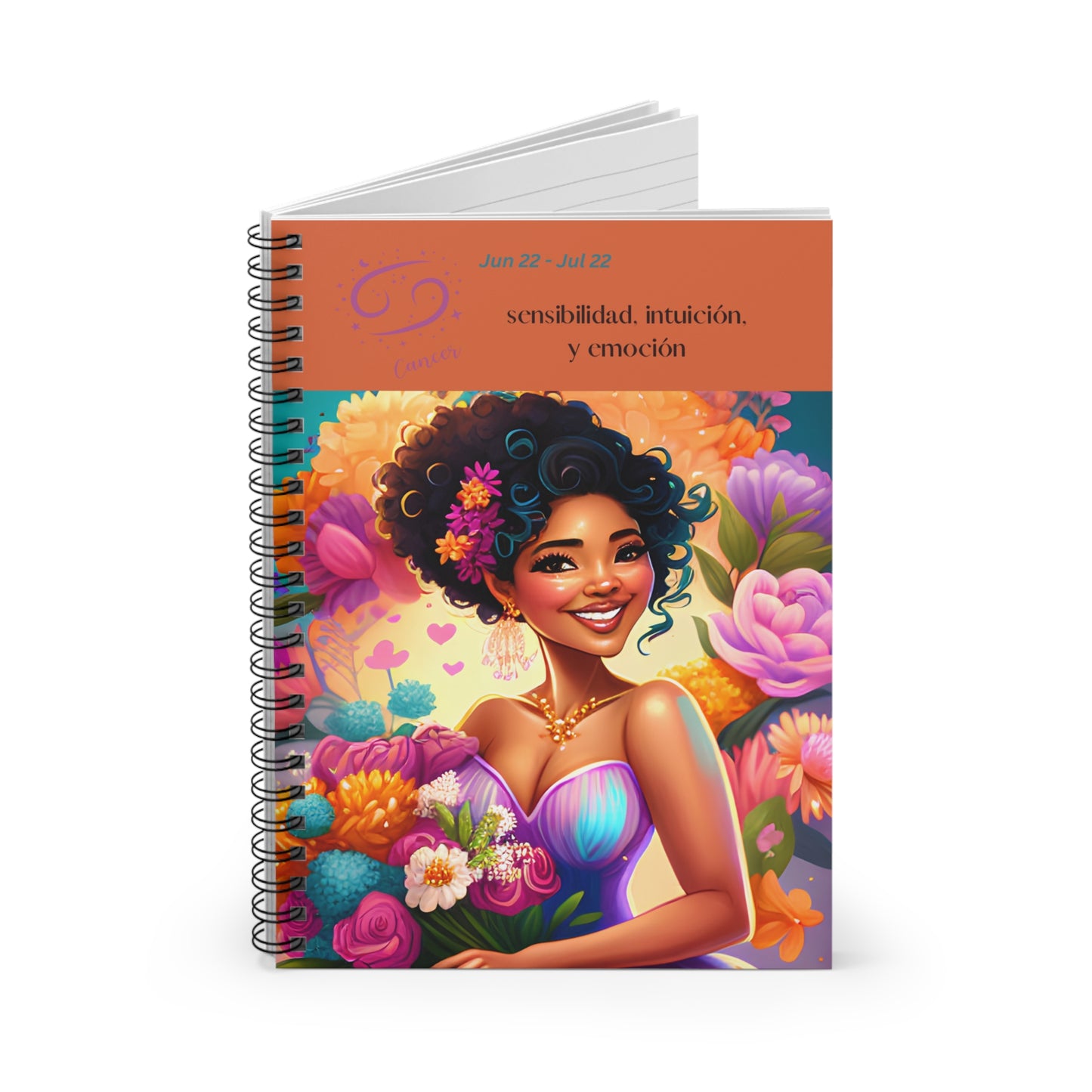 Astrology Collection (Cancer) - Latina Culture Journal - Ruled Line