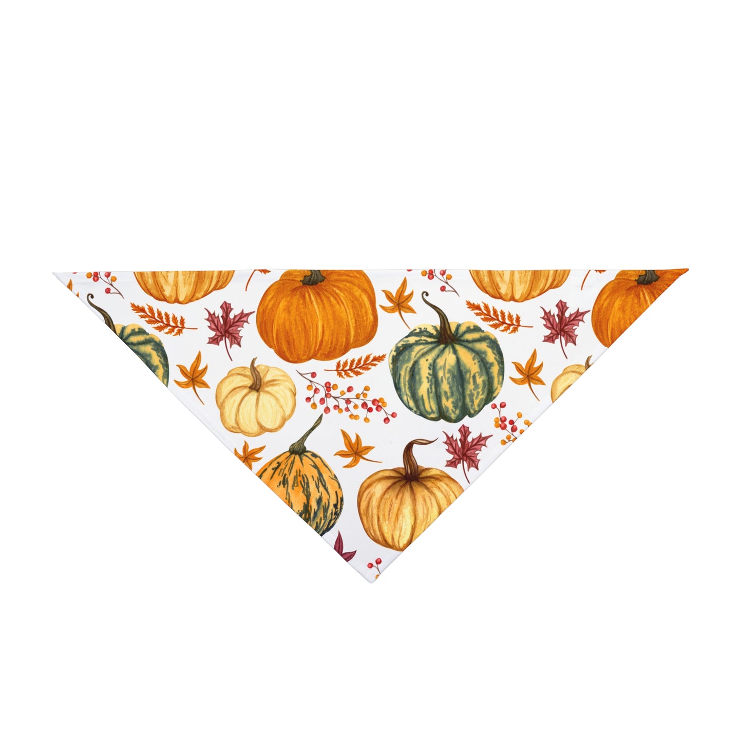 Pet Bandana - (Yellow and Green Pumpkins)