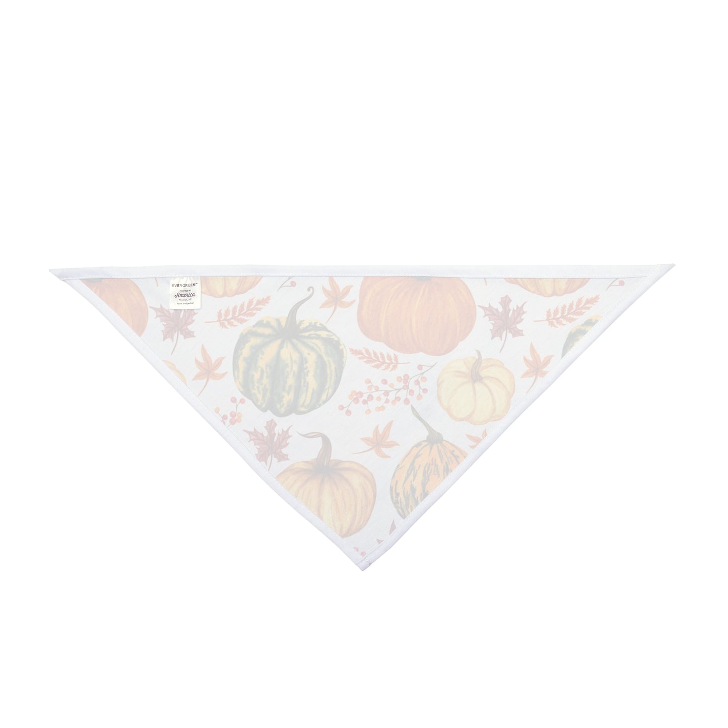 Pet Bandana - (Yellow and Green Pumpkins)