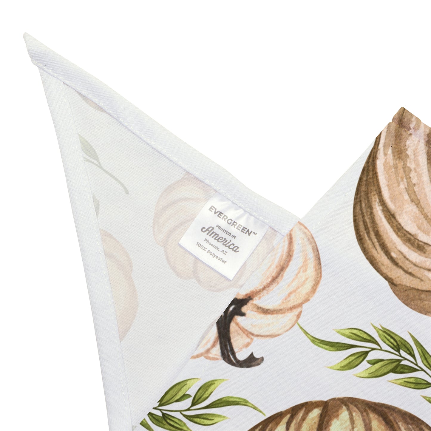 Pet Bandana - (Light Rose Pumpkins)