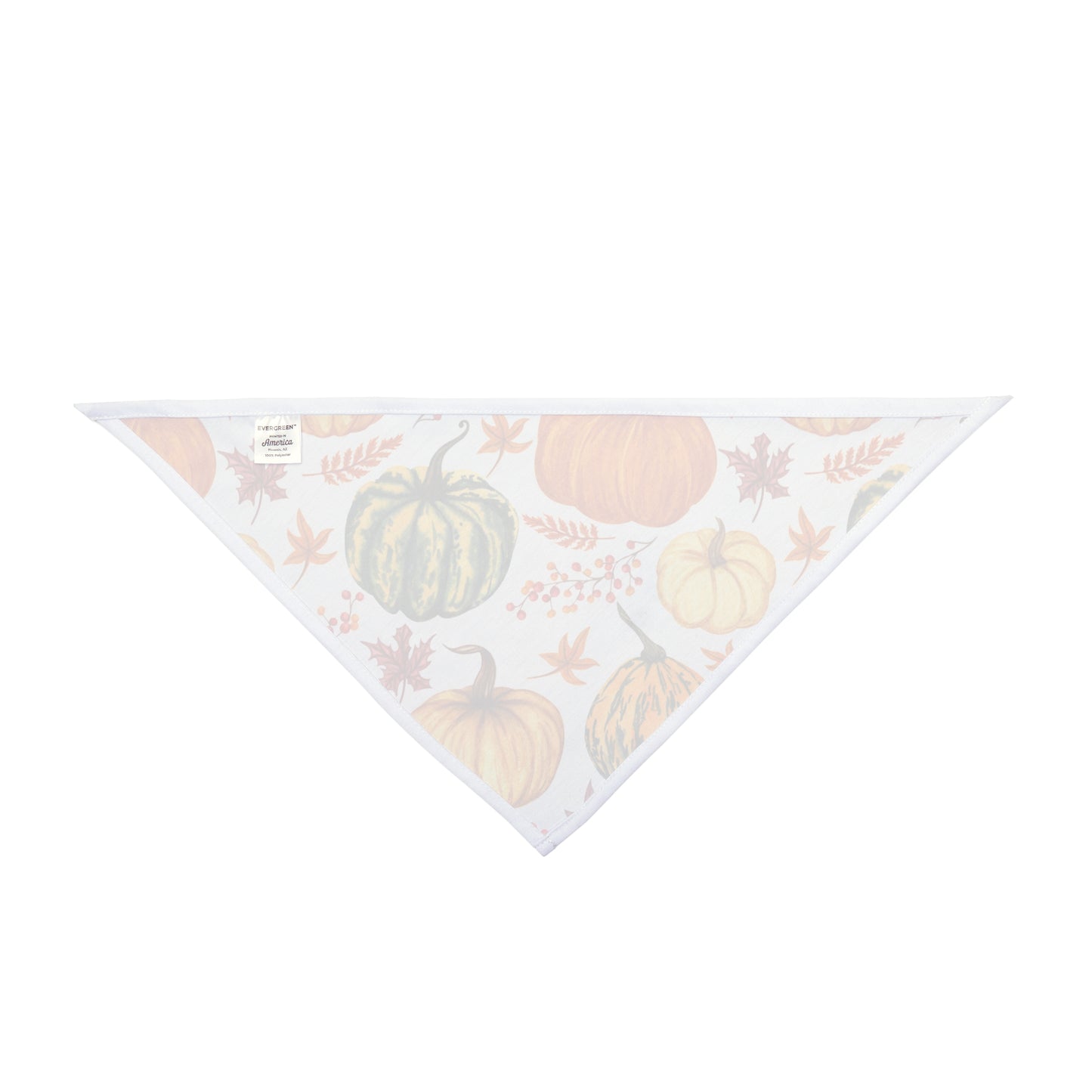 Pet Bandana - (Yellow and Green Pumpkins)