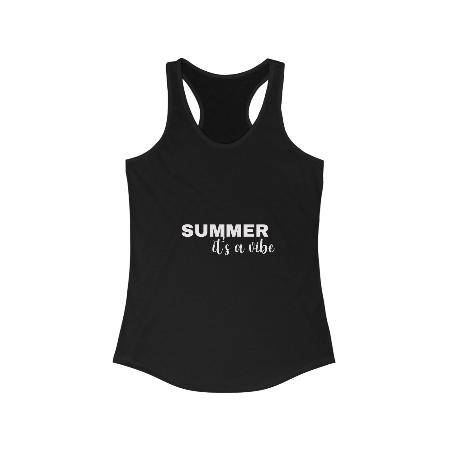 Summer It's A Vibe Women's Ideal Racerback Tank