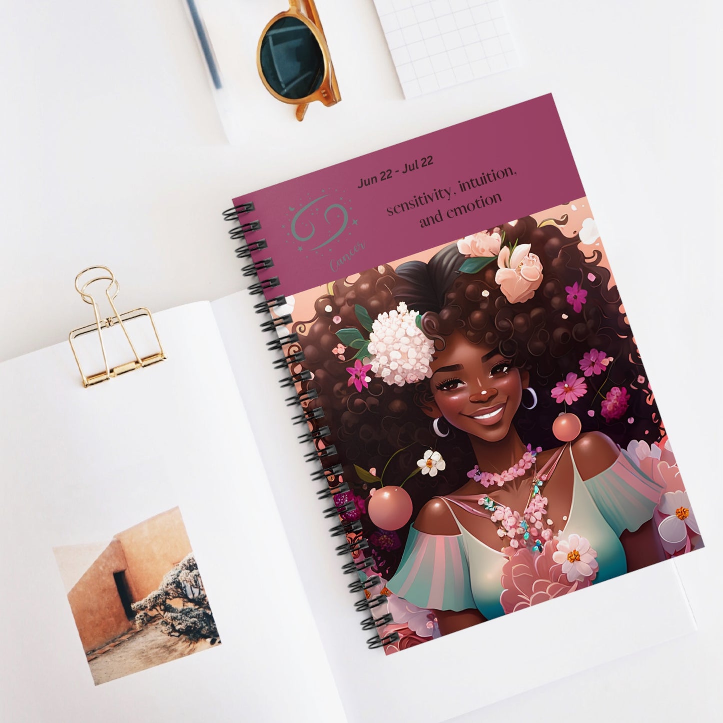 Astrology Collection (Cancer) - AA Culture Journal - Ruled Line