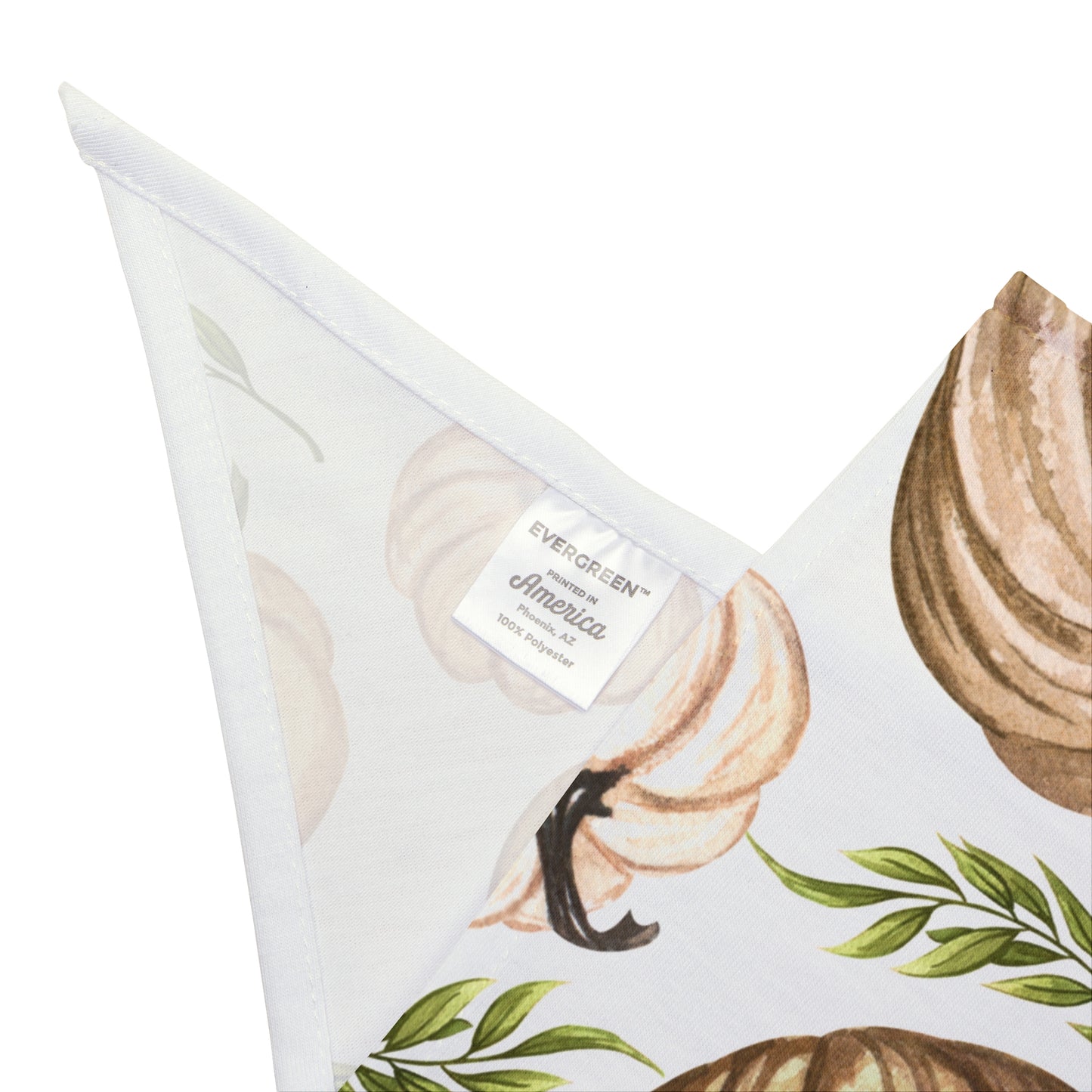 Pet Bandana - (Light Rose Pumpkins)