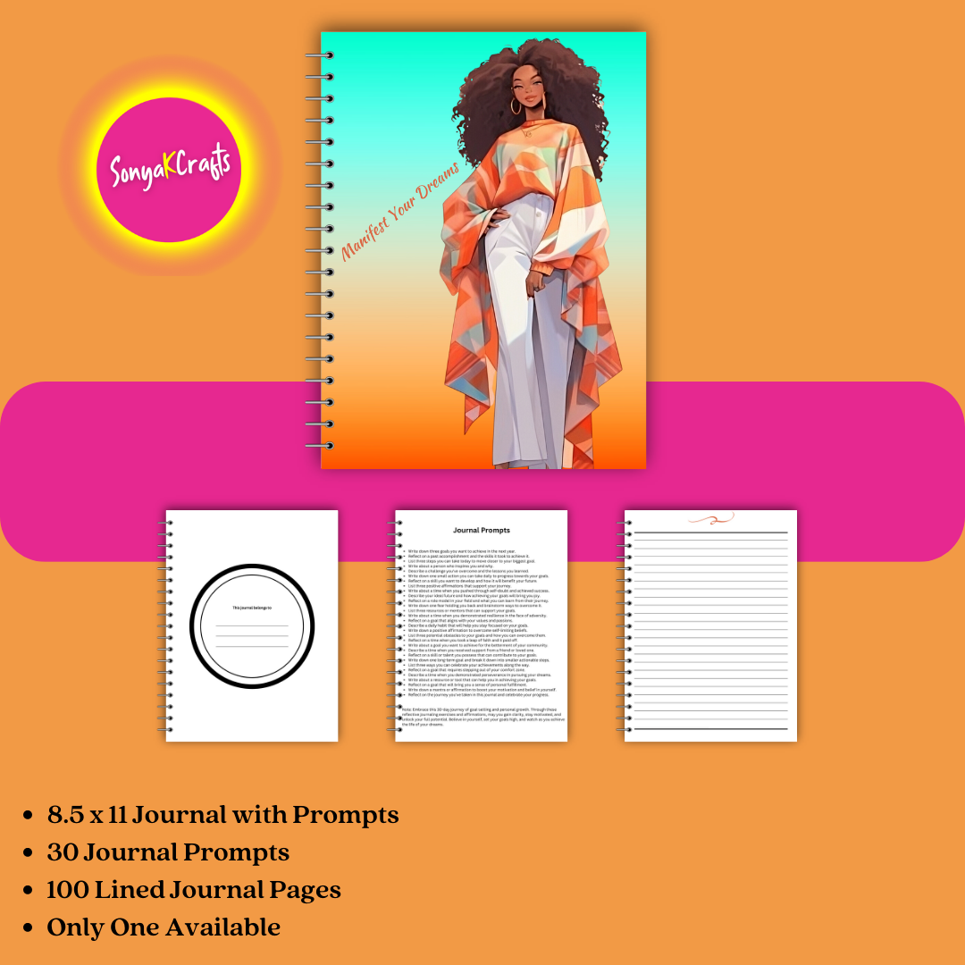 Achieve Your Dreams - A 30-Day Goal-Setting Journal for African-American Women