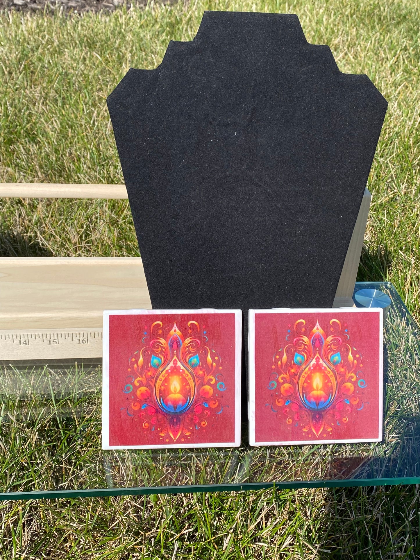Diwali Ceramic Coasters 1