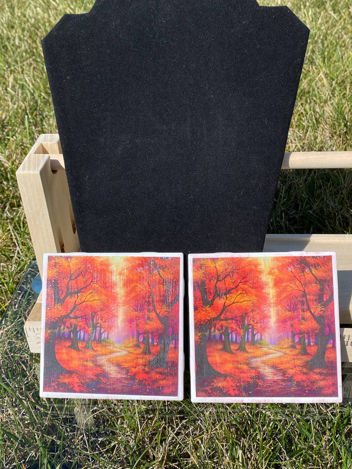 Fall Ceramic Coasters 1
