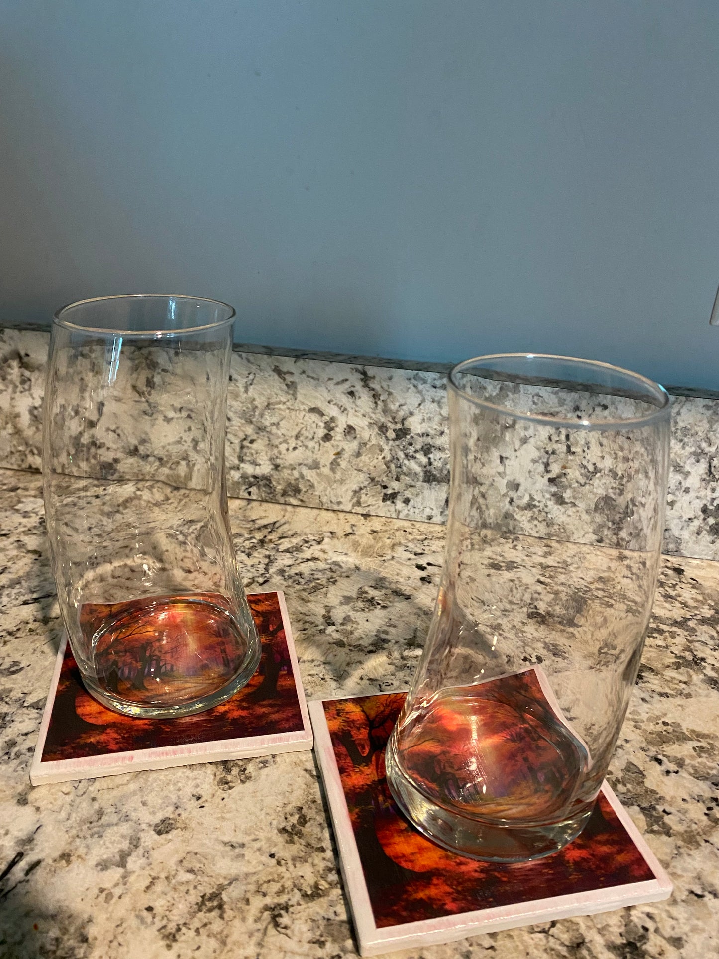 Fall Ceramic Coasters 1