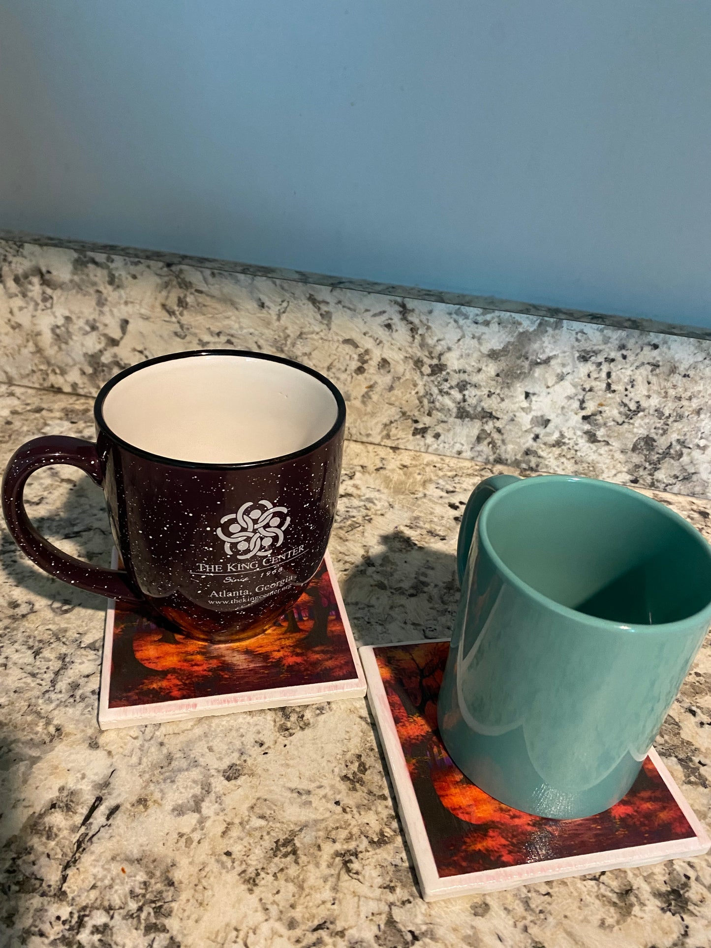 Fall Ceramic Coasters 1