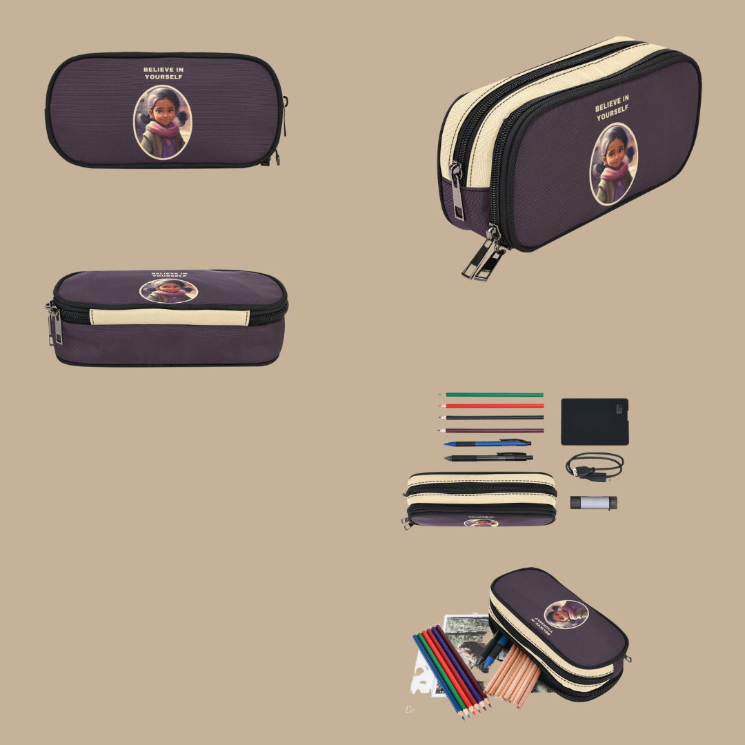 Believe In Yourself - South Asia Little Cutie Custom-Designed Pencil Bag