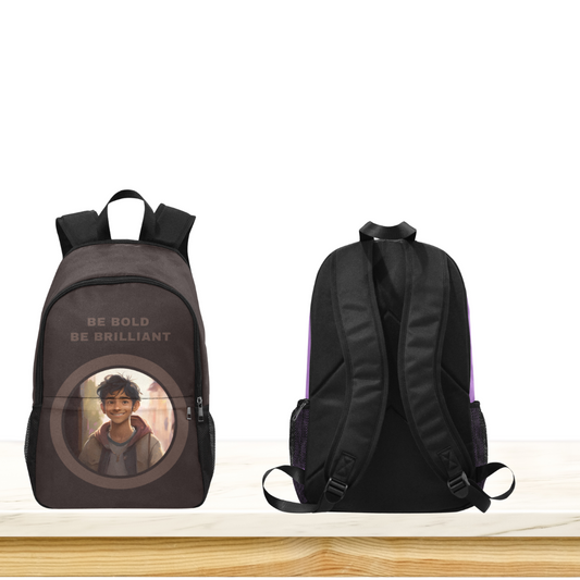 Be Bold Be Brilliant - South Asia Older Boy Custom-Designed Backpack
