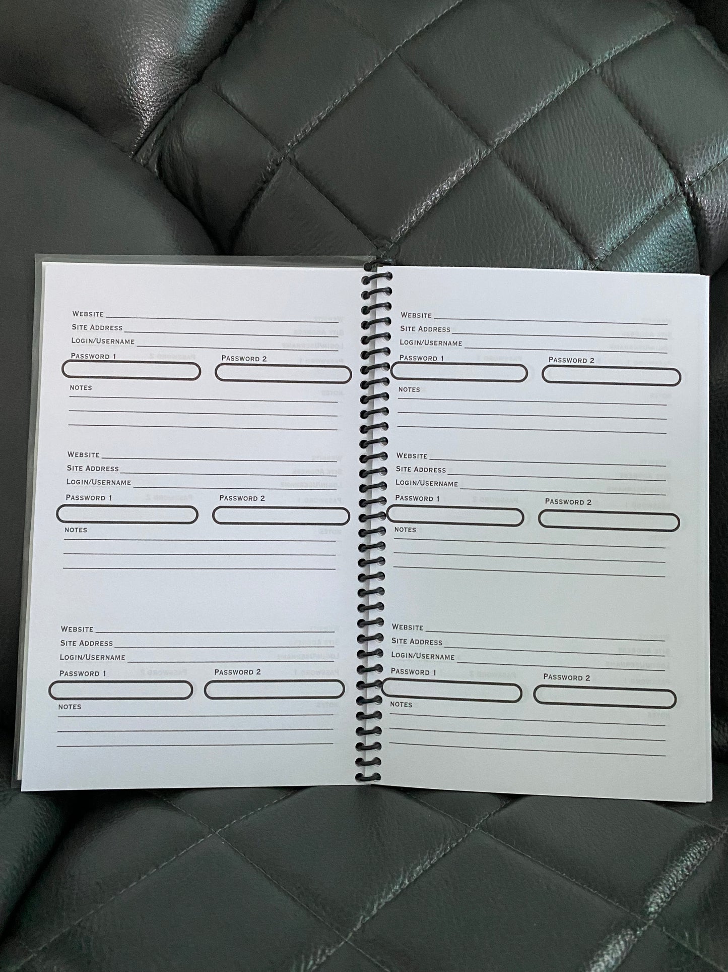 Username and Password Notebook (Color Cover 1)