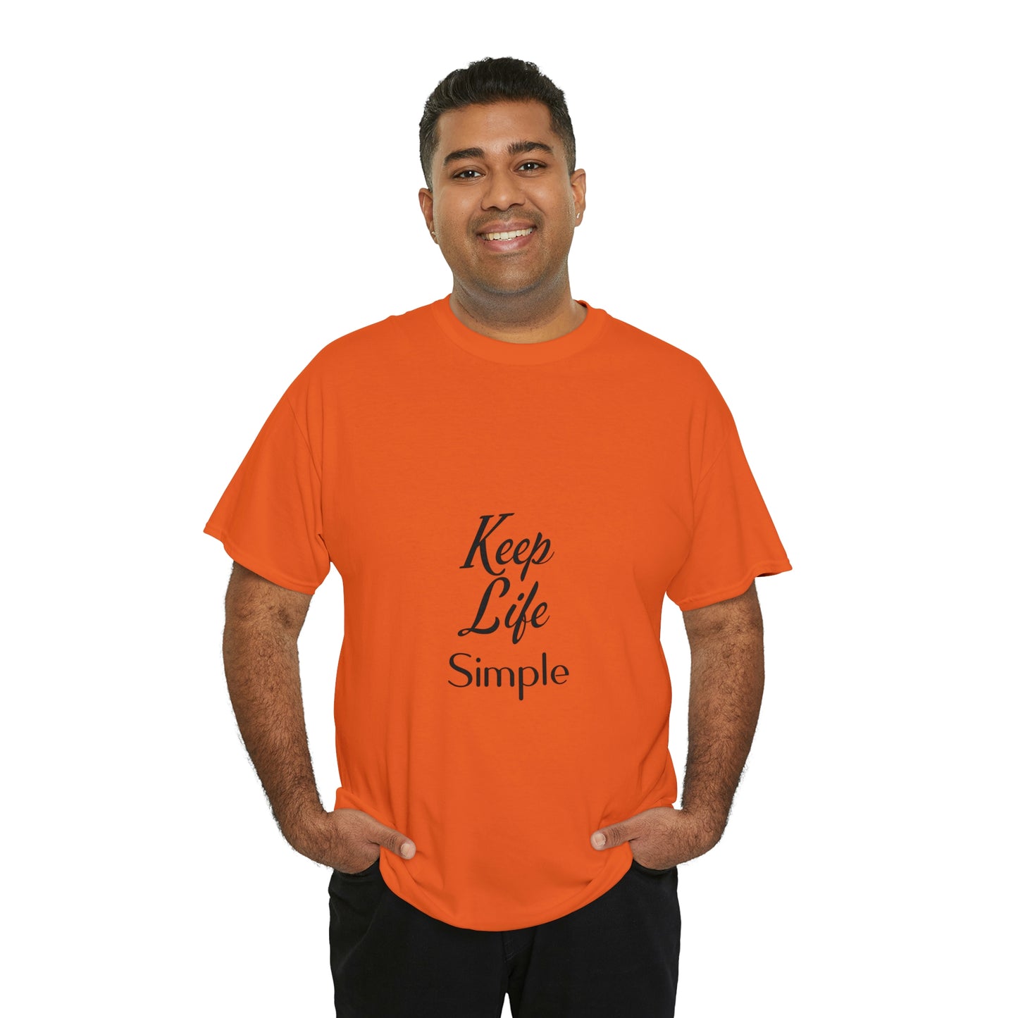 Keep Life Simple Unisex Heavy Cotton Tee