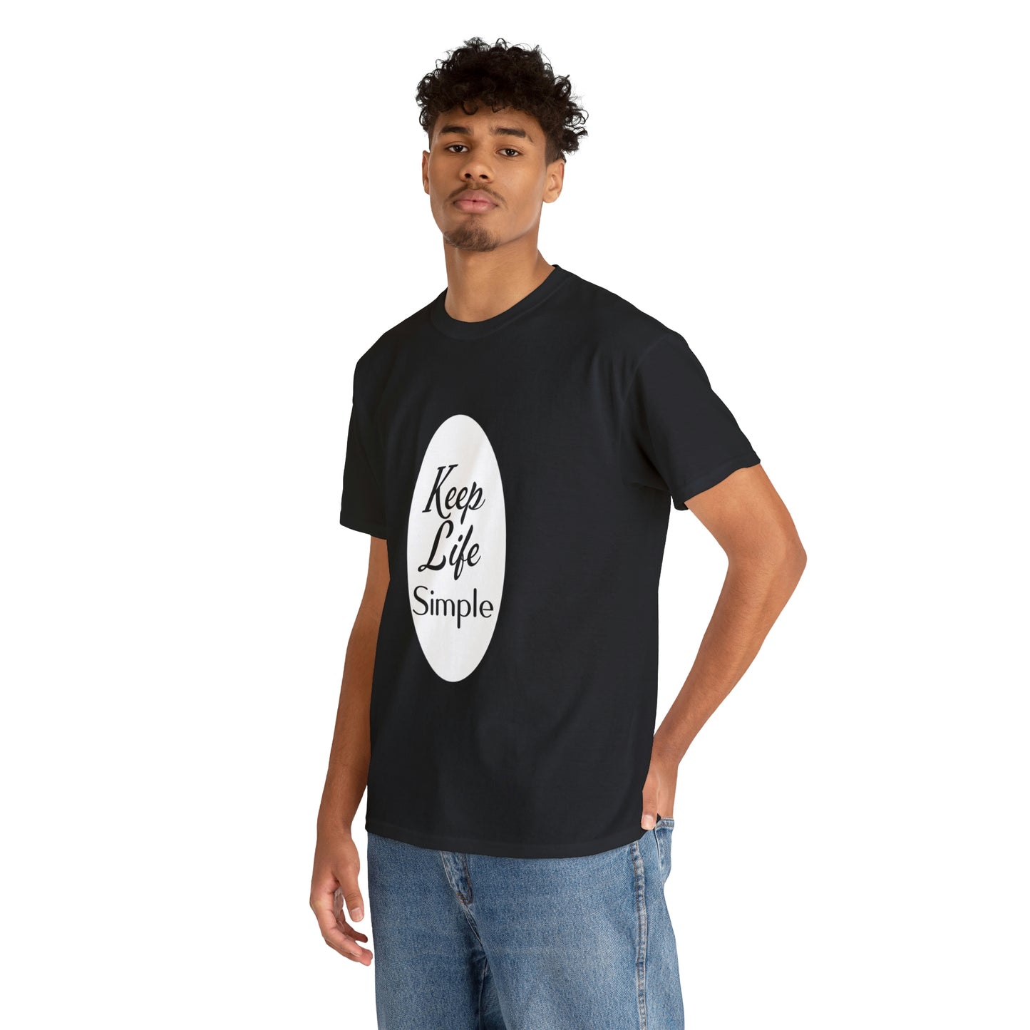 Keep Life Simple Unisex Heavy Cotton Tee