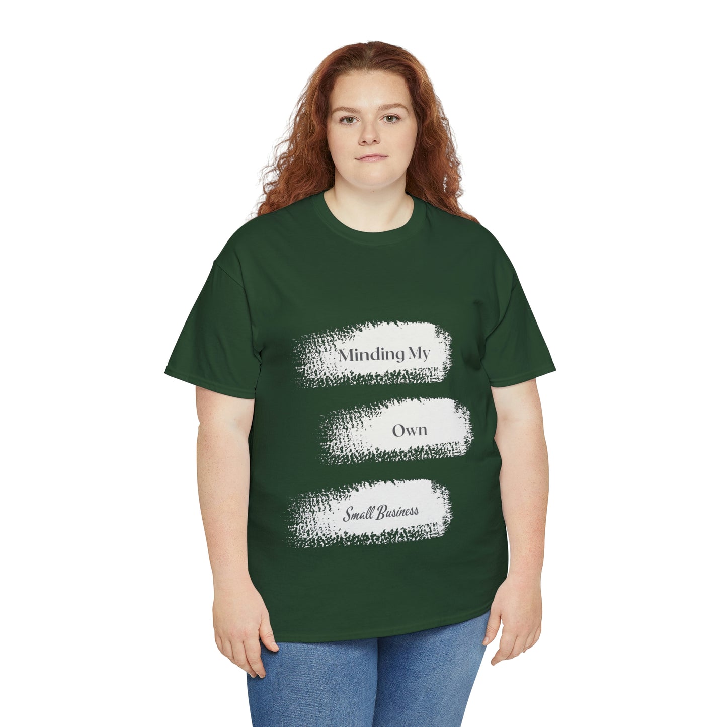 Minding My Own Small Business Unisex Heavy Cotton Tee