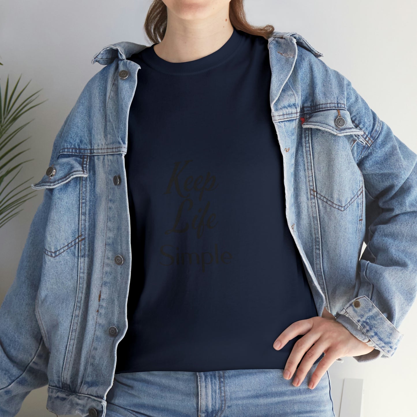 Keep Life Simple Unisex Heavy Cotton Tee