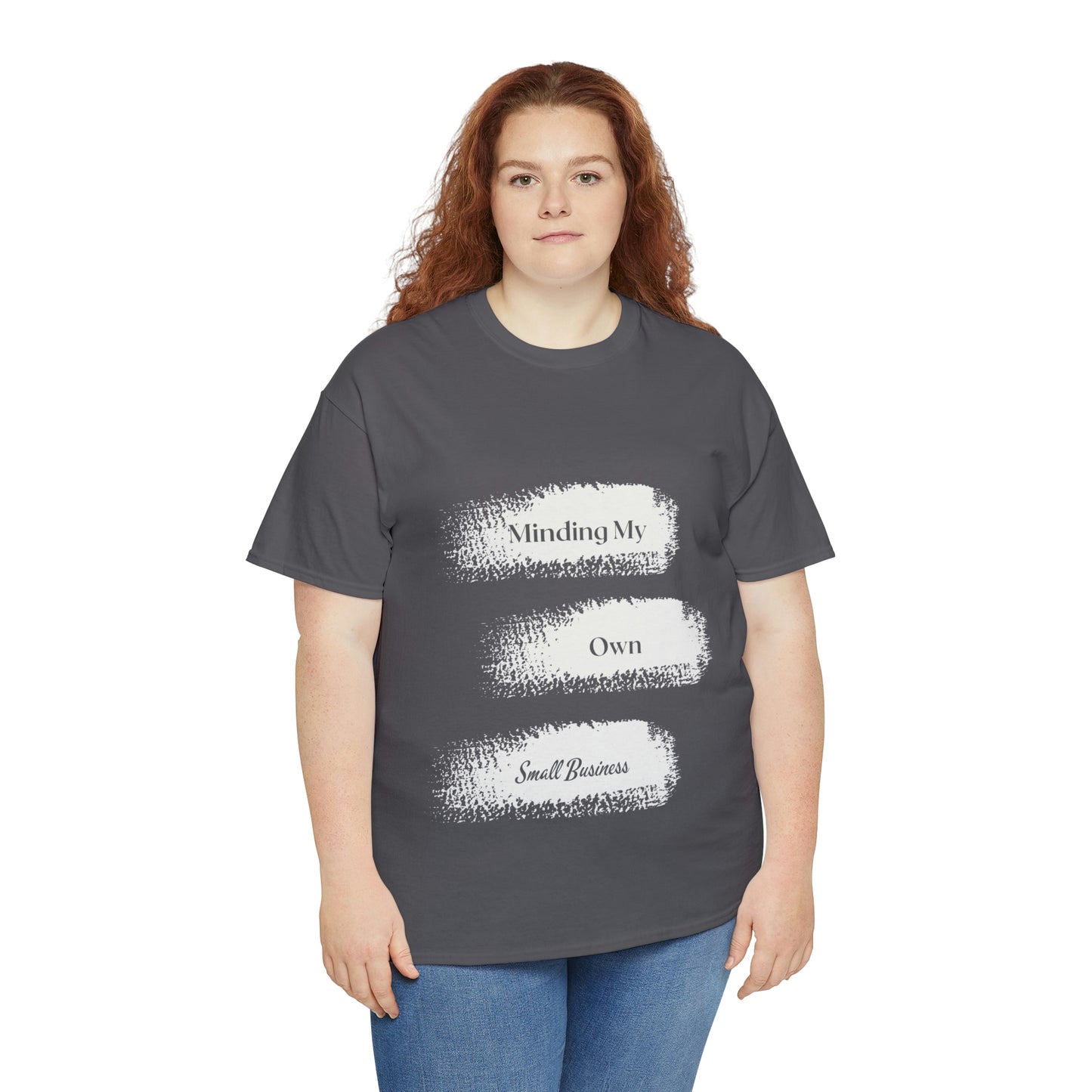 Minding My Own Small Business Unisex Heavy Cotton Tee