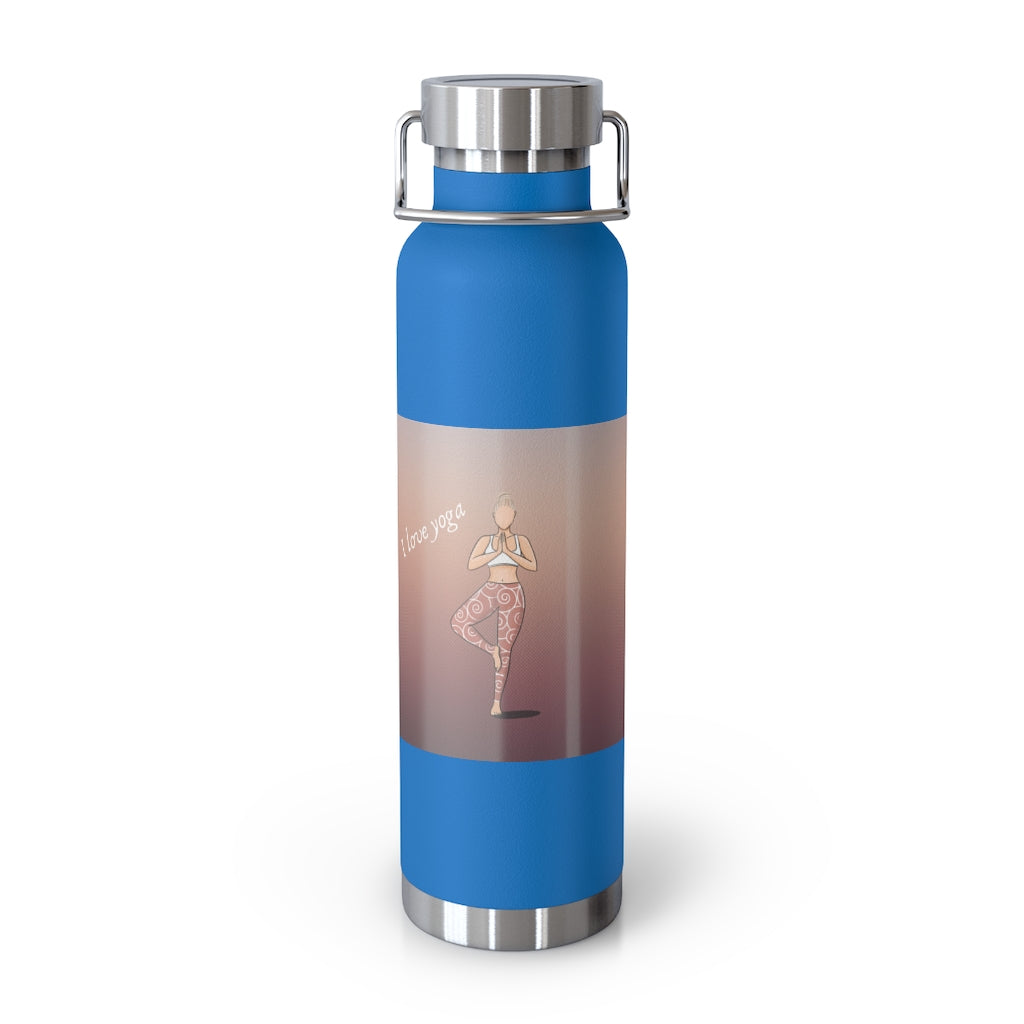 I Love Yoga Vacuum Insulated Bottle....