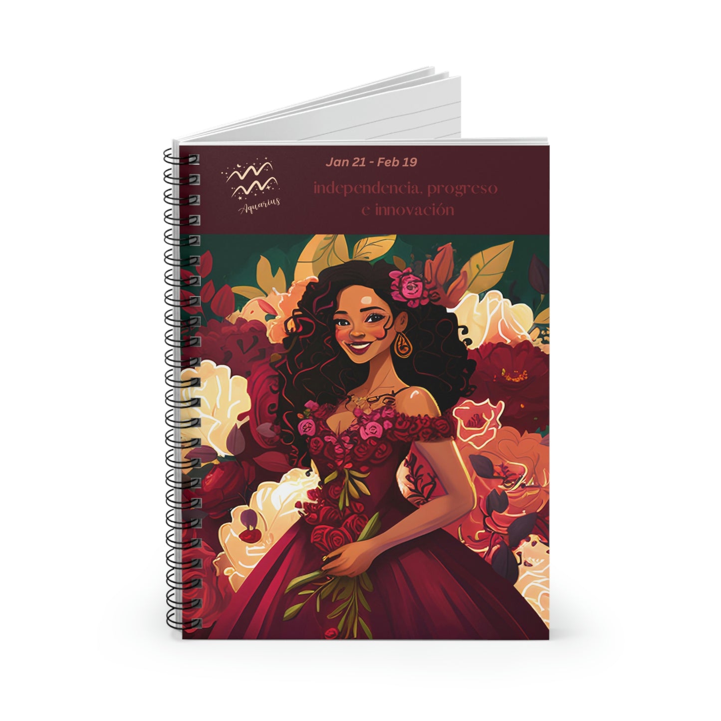 Astrology Collection (Aquarius) - Latina Culture Journal - Ruled Line