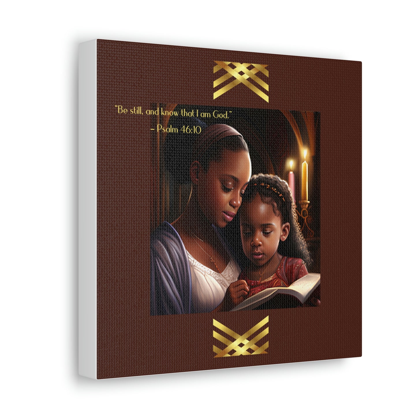 Mother and Daughter Praying