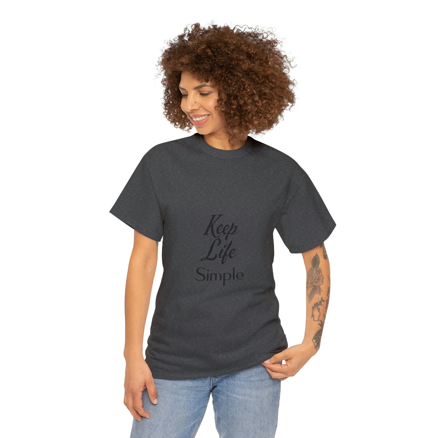 Keep Life Simple Unisex Heavy Cotton Tee