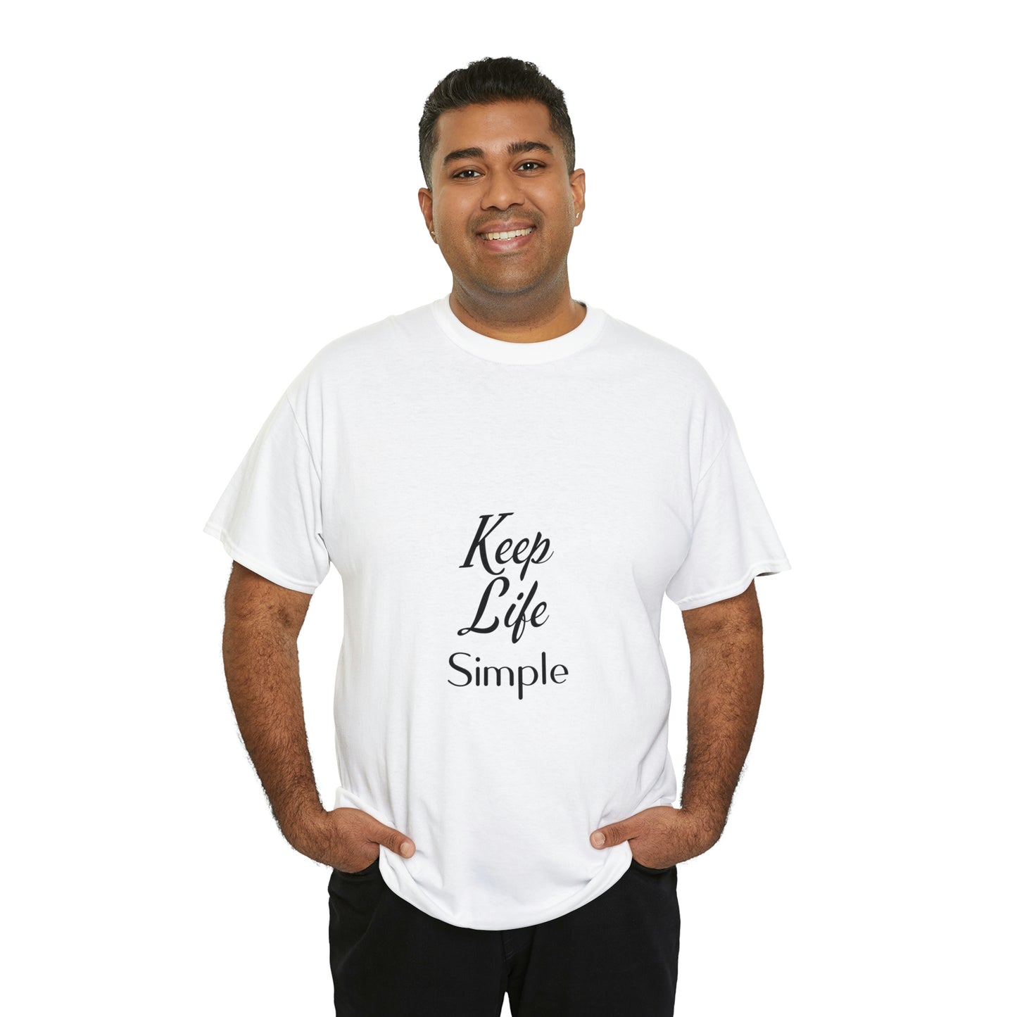 Keep Life Simple Unisex Heavy Cotton Tee