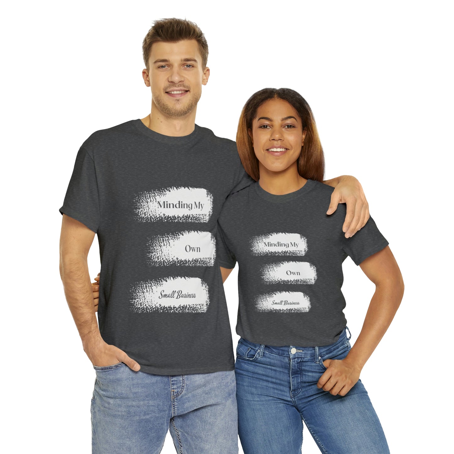 Minding My Own Small Business Unisex Heavy Cotton Tee