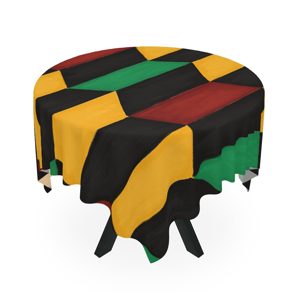 Kwanzaa Table Cloth (red/green/black/gold)