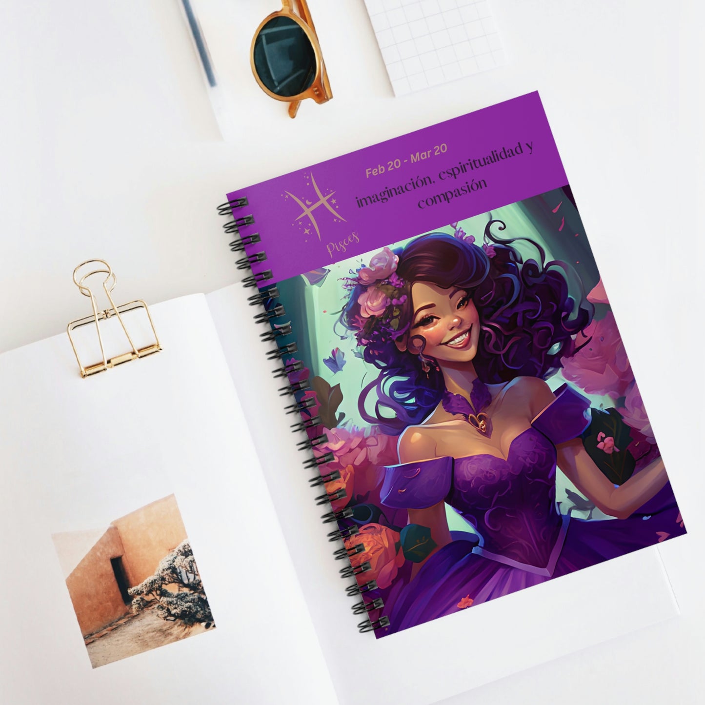 Astrology Collection (Pisces) - Latina Culture Journal - Ruled Line