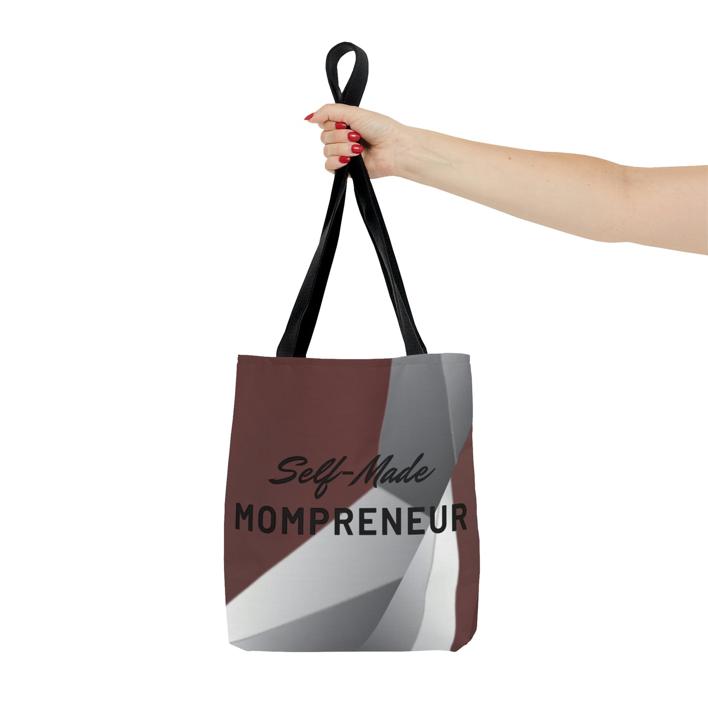 Self-Made Mompreneur (Mauve and Gray) Tote Bag
