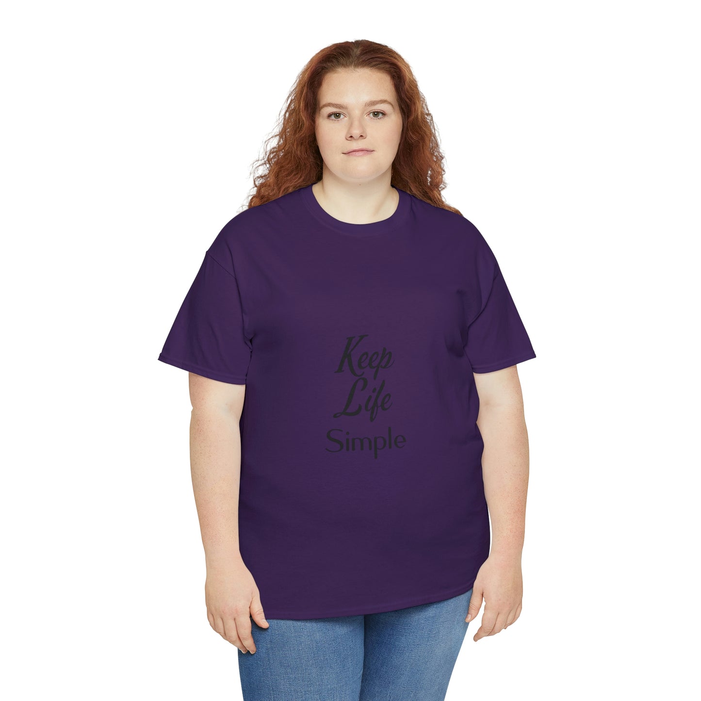 Keep Life Simple Unisex Heavy Cotton Tee