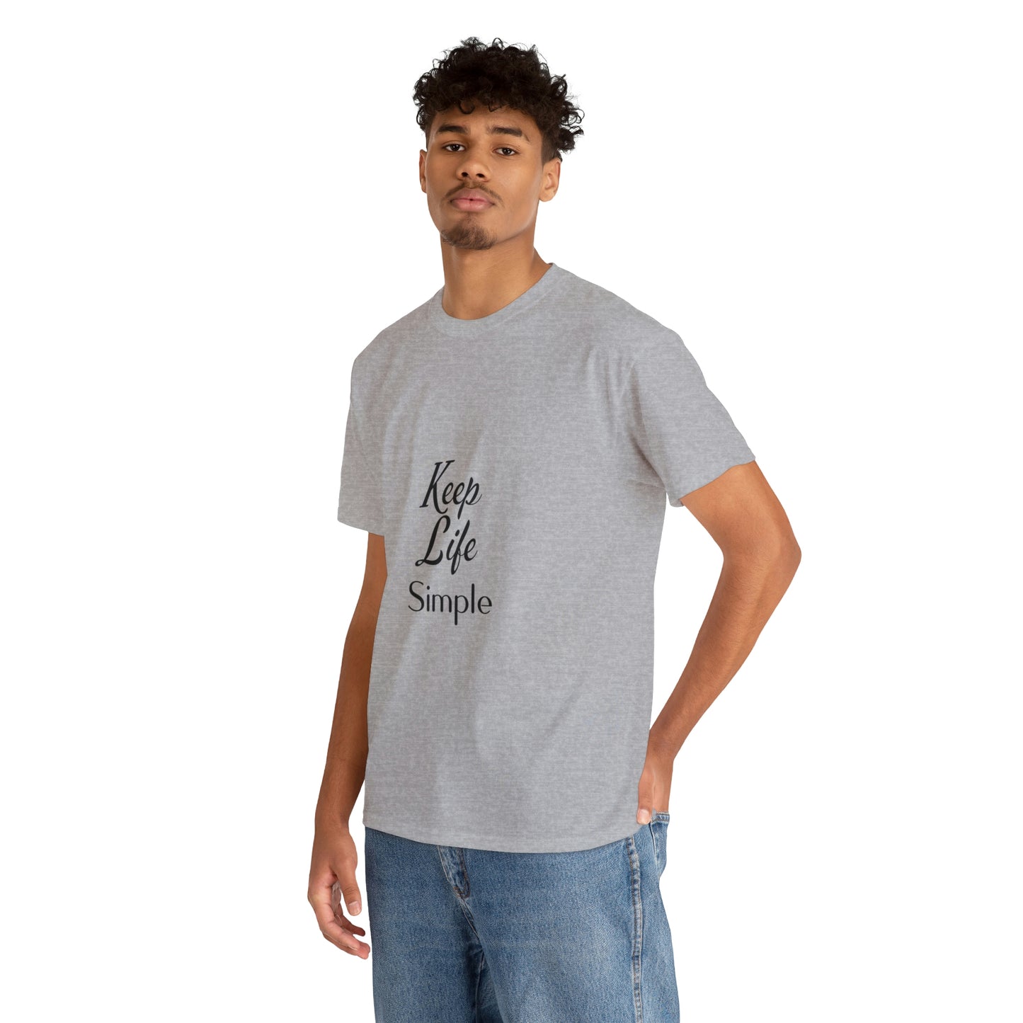 Keep Life Simple Unisex Heavy Cotton Tee