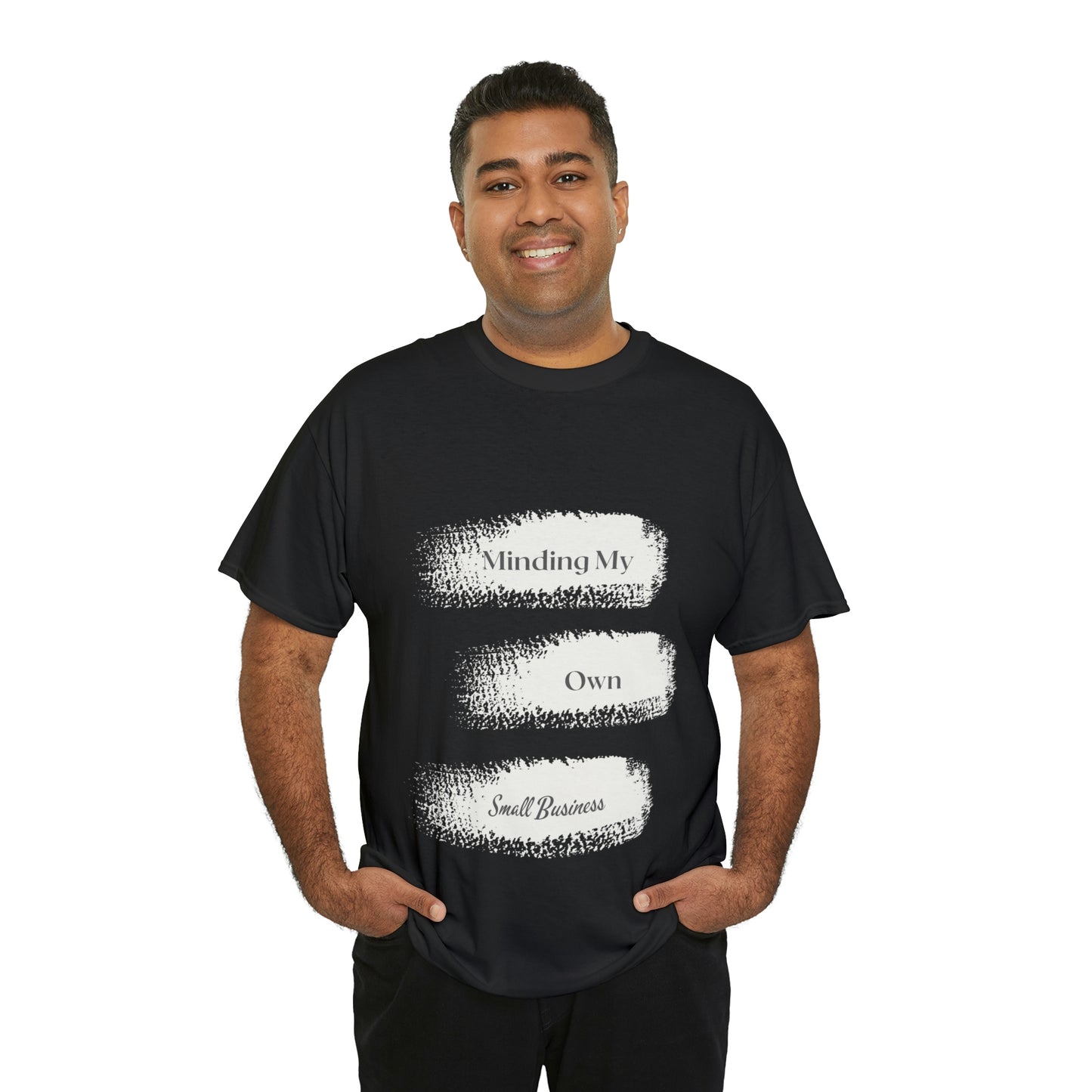 Minding My Own Small Business Unisex Heavy Cotton Tee