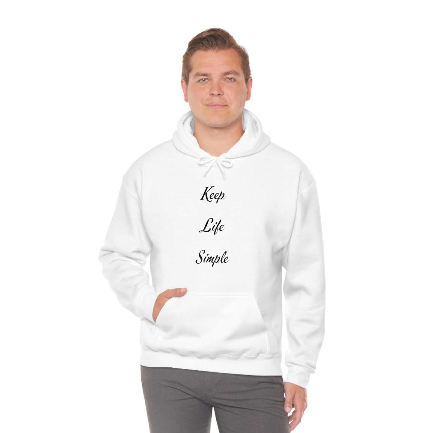 Keep Life Simple Hooded Sweatshirt