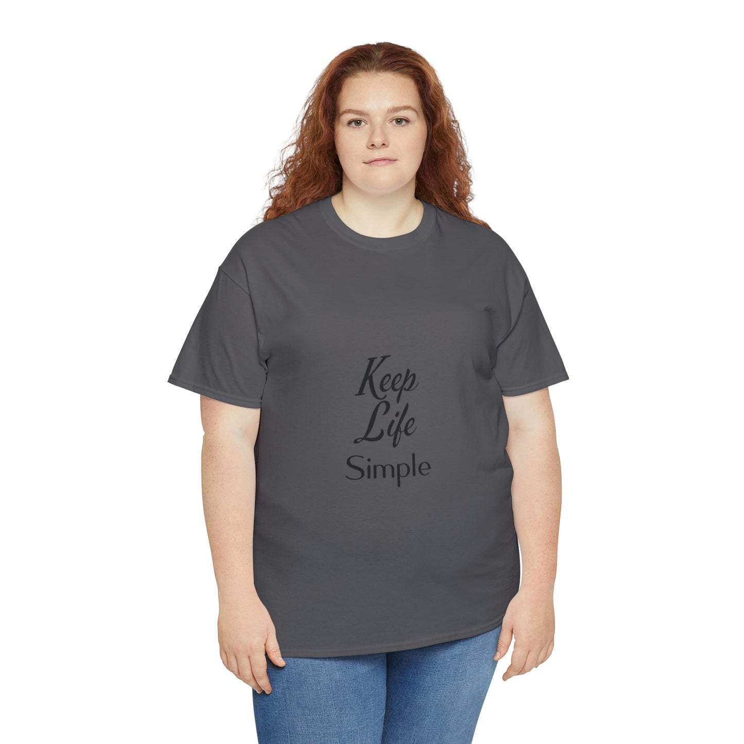 Keep Life Simple Unisex Heavy Cotton Tee