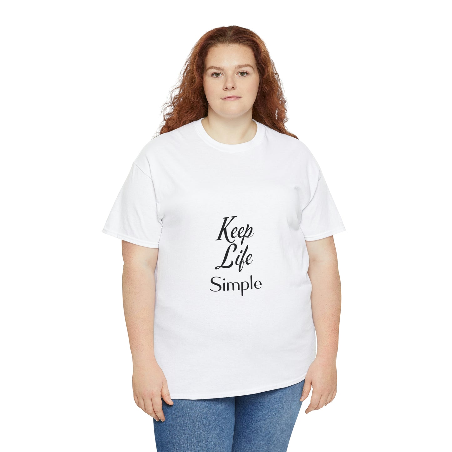Keep Life Simple Unisex Heavy Cotton Tee