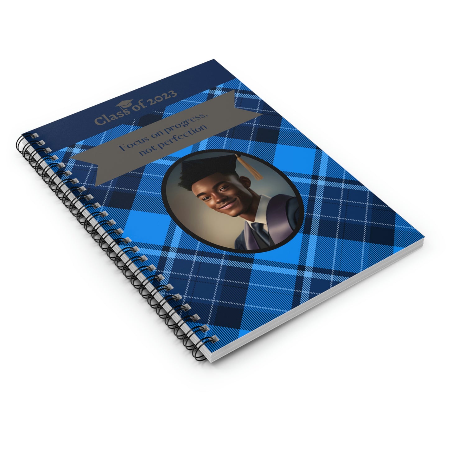 Class of 2023 Graduate Journal - (AA Young Man 1) - Ruled Line